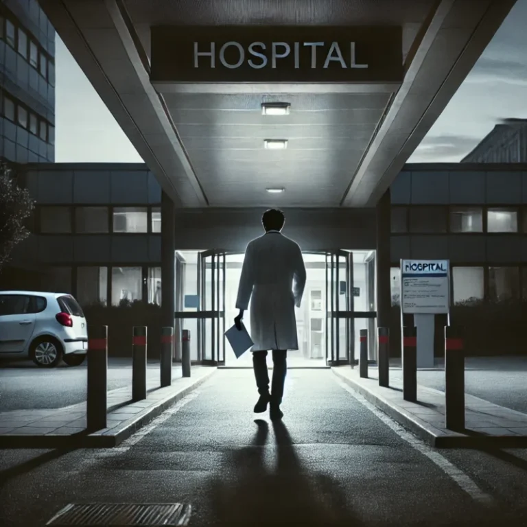 쓸쓸한 의사 외로움 사직서 응급실 단념 의료공백