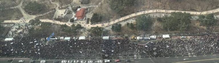 의사 집회 투쟁 의협 전국의사총궐기대회(항공사진)