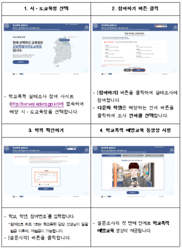 학교폭력 실태조사