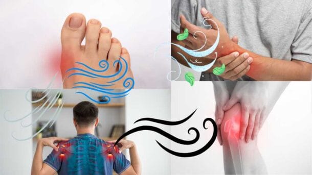 통풍 관절 아픔