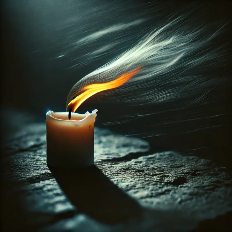 바람 앞의 등불 독립성 촛불 의존성