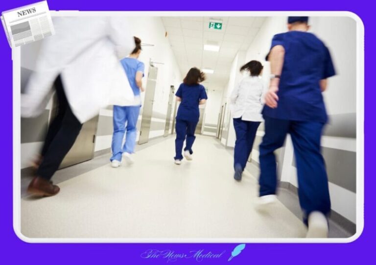 응급 필수 달리기 복도 병원 위급