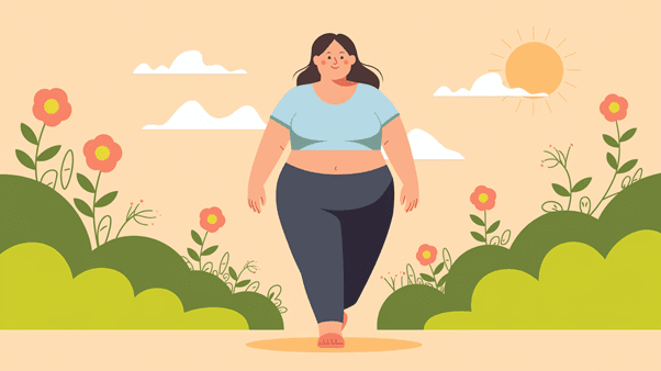 꽃길 비만 여성 희망(앤씨) 다이어트 뚱뚱