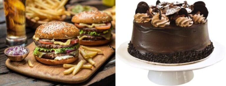 햄버거 케익 인스턴트식품