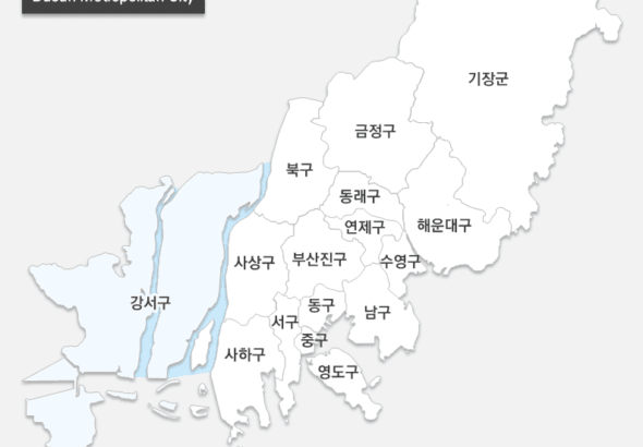 부산 지도