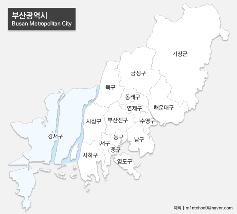 부산 지도