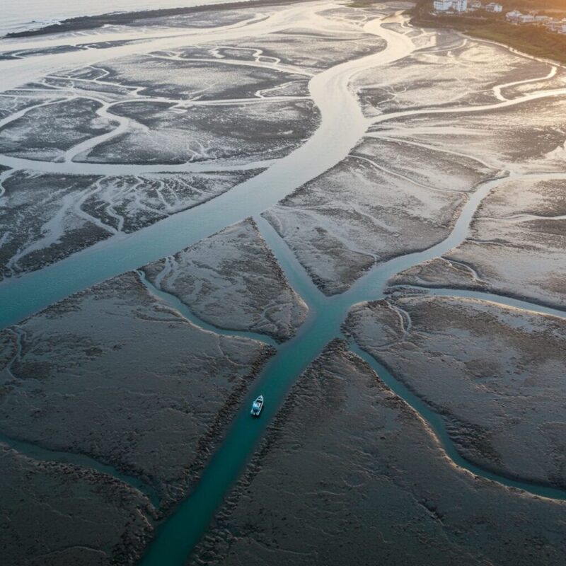 갯벌-해안선-간만