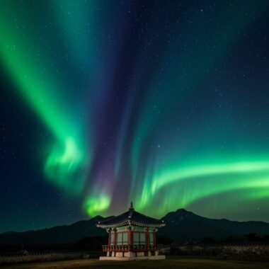 오로라 사실은 소리를 낸다