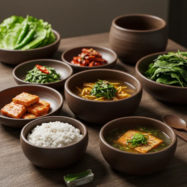 건강한,밥상,산나물