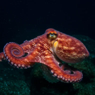 각 다리에 뇌가 따로 있는 문어