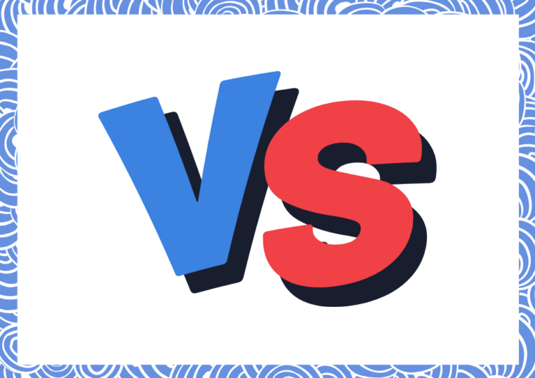 비교, 차이,vs