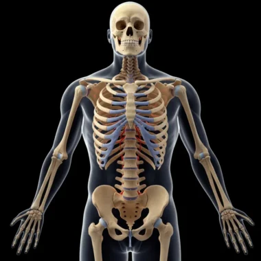 인간의 뼈 300개에서 206개로