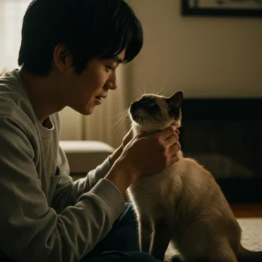 반려묘의 느린 깜빡임