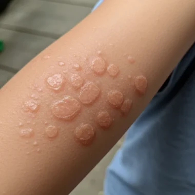 물 알레르기 수성 두드러기
