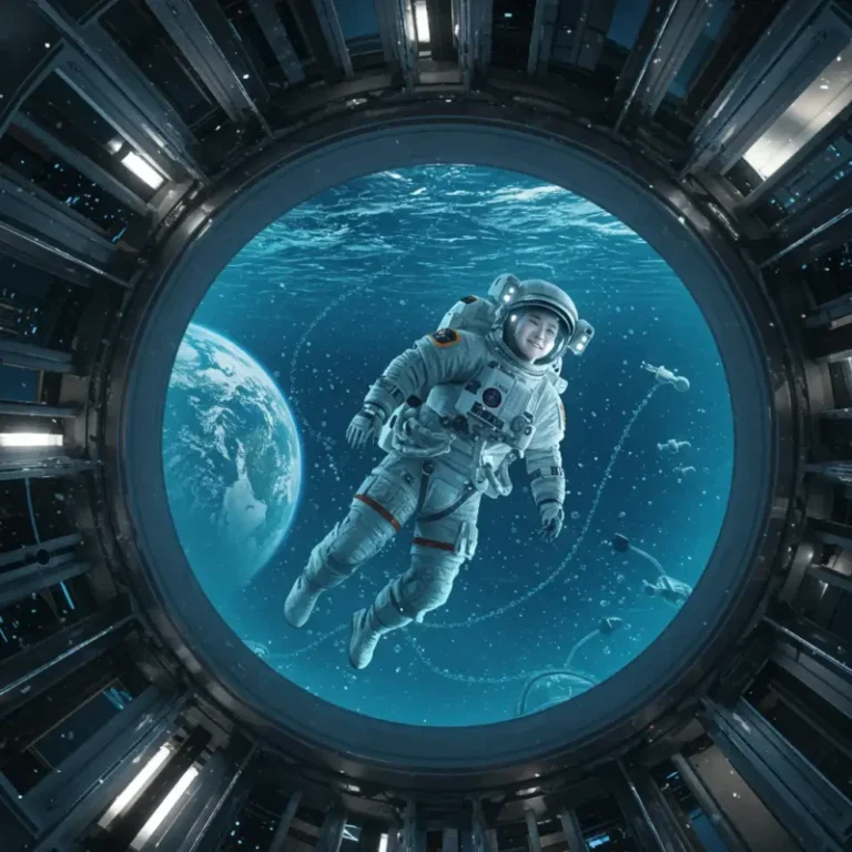 우주에서 수영하기