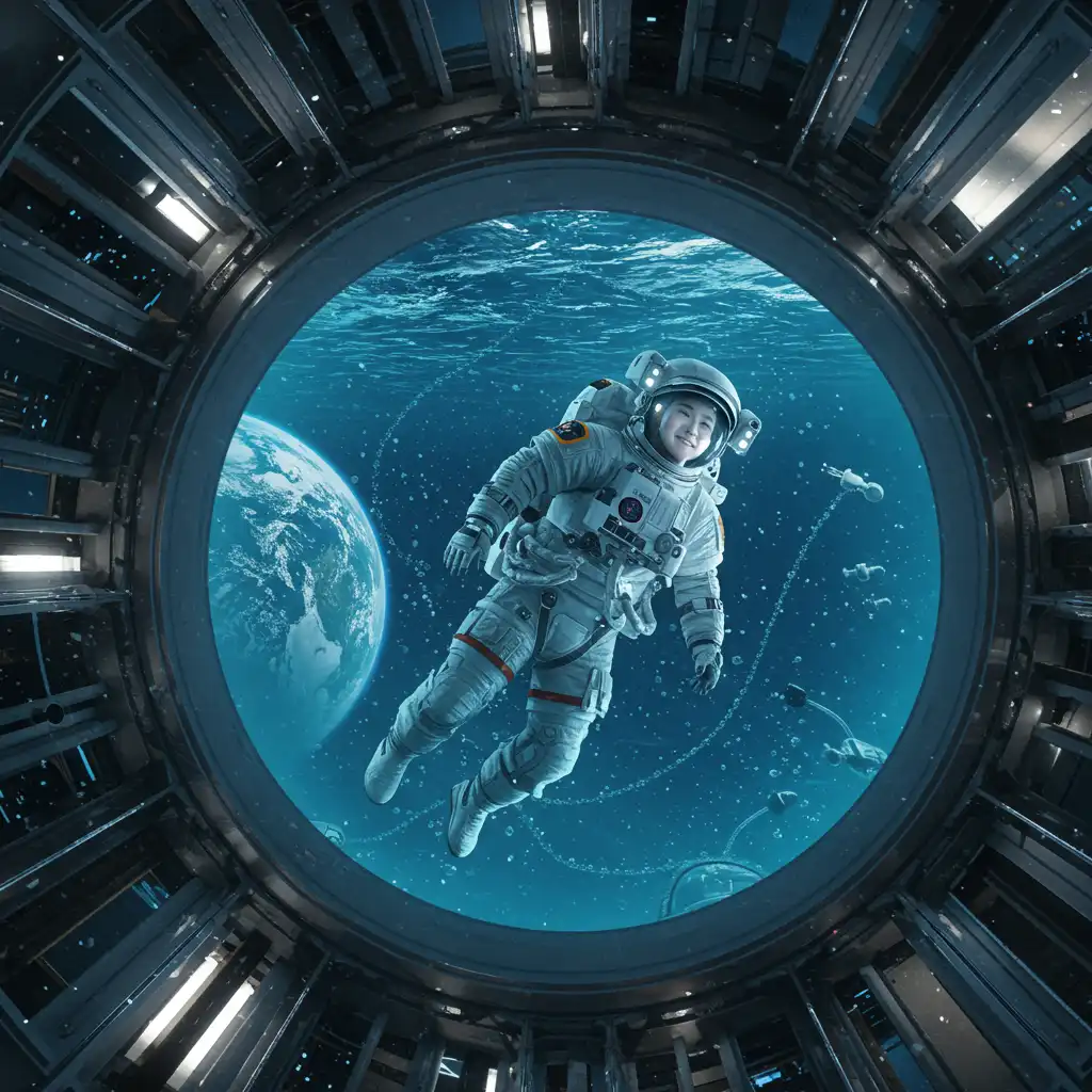 영하 270도 우주