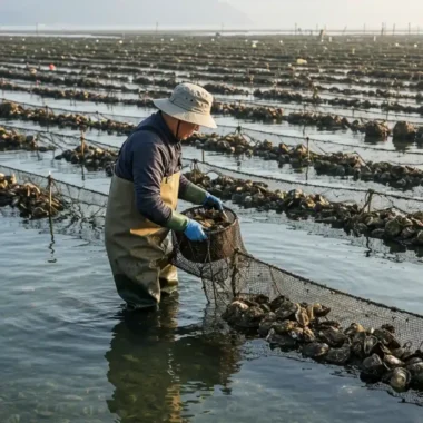 굴 일본 주요 산지서 80프로 폐사