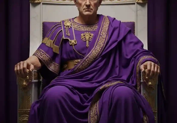 고대 로마의 보라색