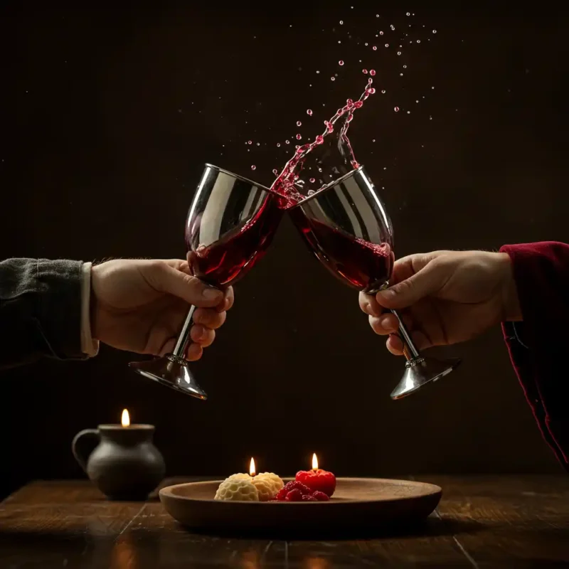 와인을 마시기 전 건배