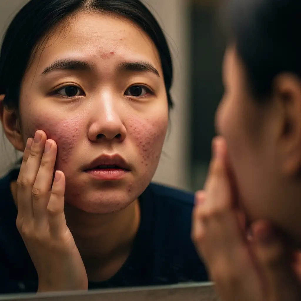 여드름 절대 건드리지 마라