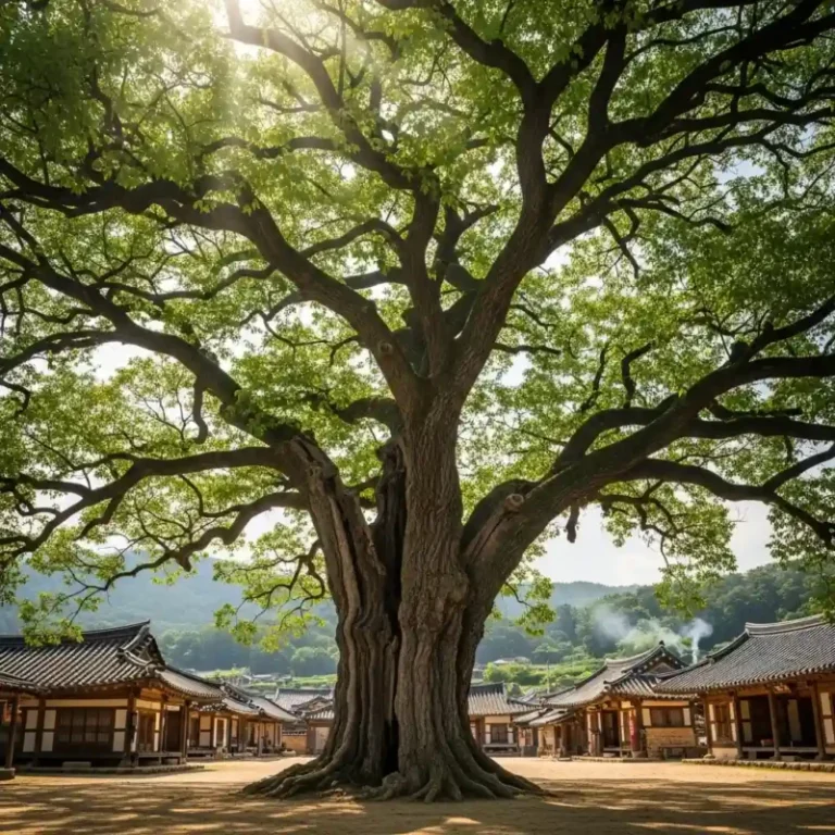 느티나무-고목-한옥마을-보호수