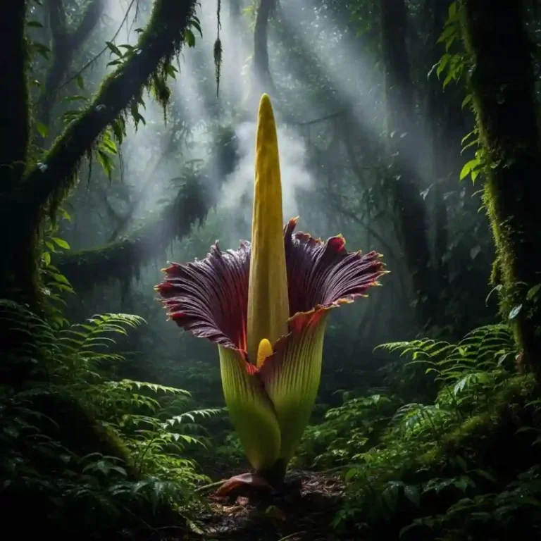 스스로 열을 내는 꽃