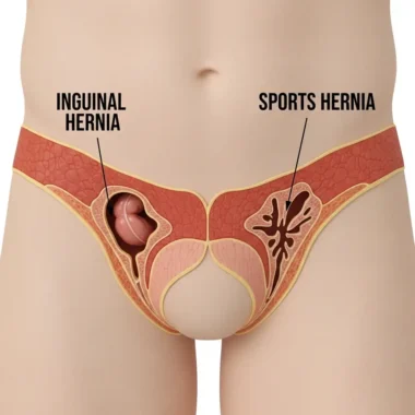 서혜부 탈장 vs 스포츠 탈장