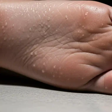 발바닥에만 25만 개 땀샘 집중