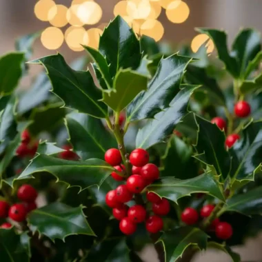 12월 25일 탄생화 서양호랑가시나무