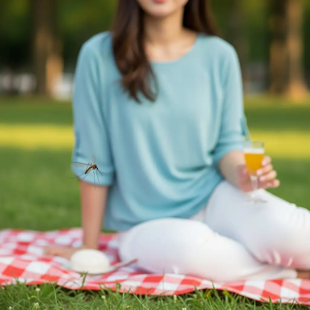 밝은색 옷이 모기를 피하는 방패