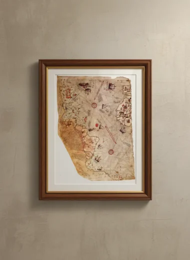 피리 레이스 제독의 남극지도