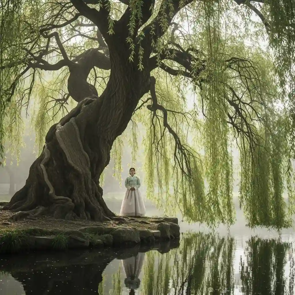 이별의 상징 버드나무