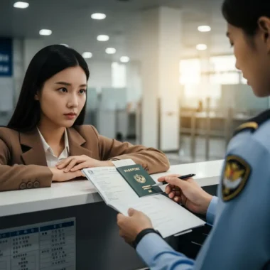 여권 서명 누락