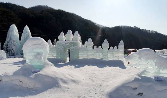 동장군축제, 얼음조각