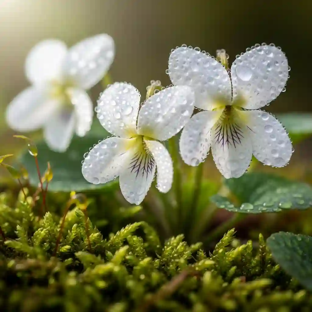 1월 6일 탄생화 흰제비꽃