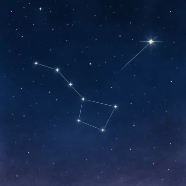 북두칠성 국자에서 쟁기로