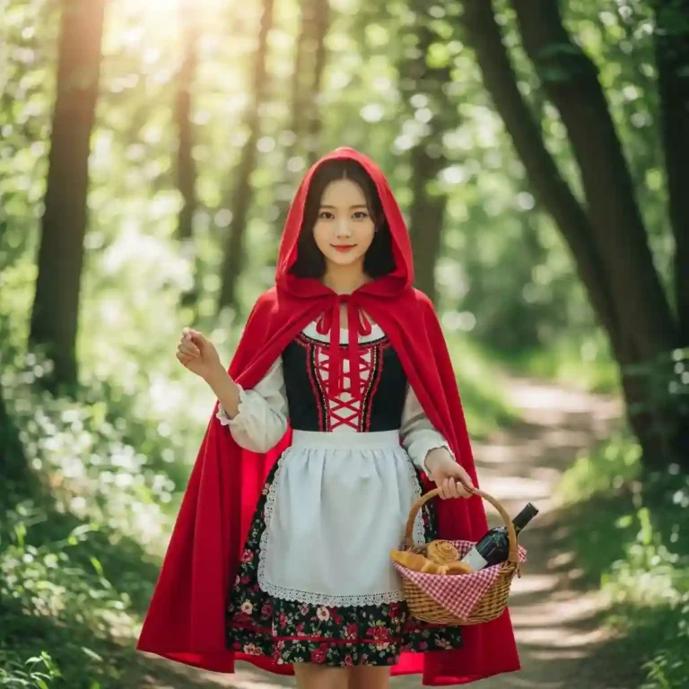 빨간모자, 아가씨, 동화