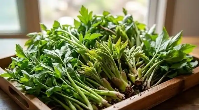 나물 채소 두룹