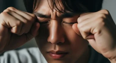 습관적인 눈 비비기 습관