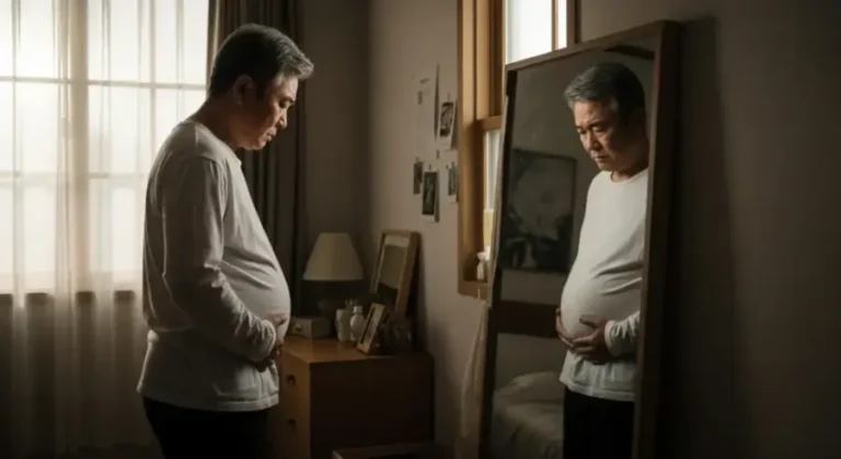 비정상적인 복부 팽창은 단순 비만이 아닌 내부 종양의 신호일 가능성이 존재한다.(사진=AI 생성 이미지)27kb