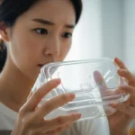 용기 하단의 재질 표시를 확인하여 안전성을 판단한다.(사진=AI 생성 이미지)24kb