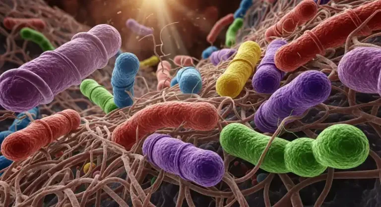 유익균은 프리바이오틱스를 영양분으로 섭취하며 장벽에 군락을 형성한다.(사진=AI 생성 이미지)44kb