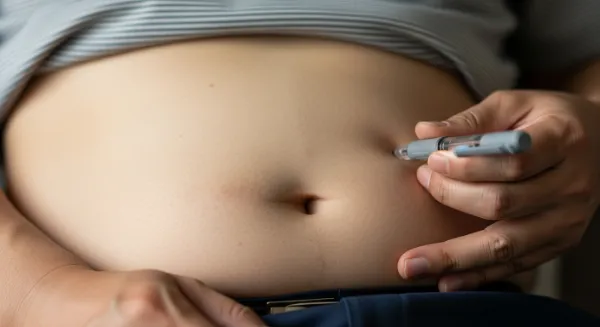 동일 부위 반복 주사로 인해 지방 조직이 비정상적으로 증식한다.※이해를 돕기위한 AI 생성 이미지입니다.