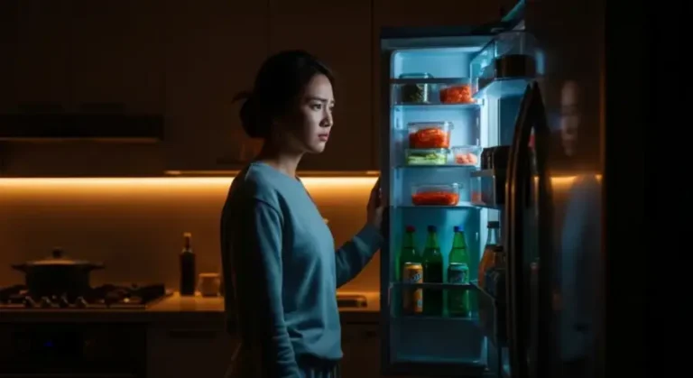 야식 증후군을 겪는 사람은 밤마다 호르몬 불균형으로 인해 비정상적인 공복감을 느낀다.(사진=AI 생성 이미지)27kb