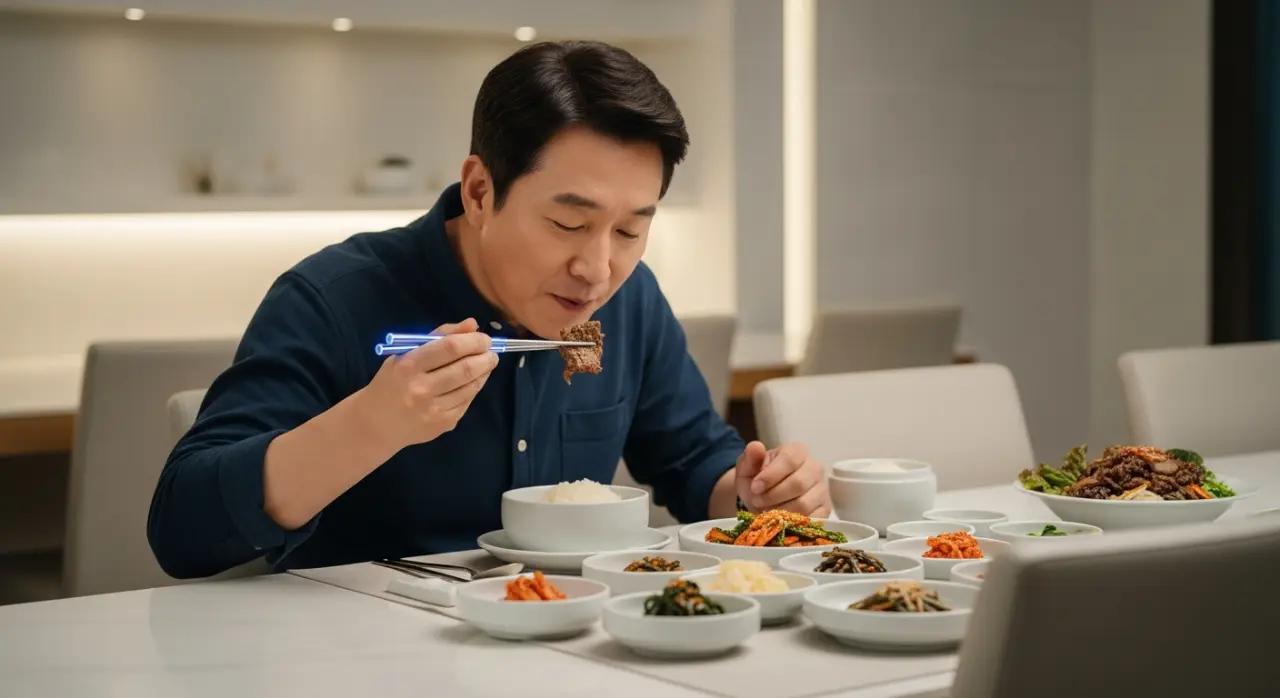 짠맛 증폭 전기 젓가락