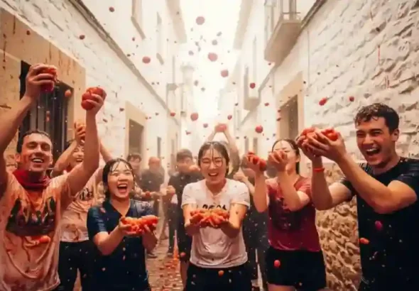 토마토 축제, 스페인