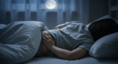 요충은 야간에 항문 주위로 이동하여 산란을 시도하며 숙주에게 극심한 소양증을 유발한다.(사진=AI 생성 이미지)21kb