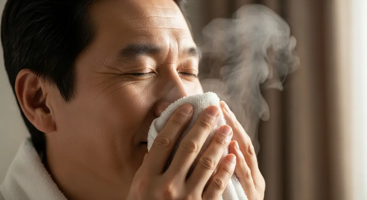 환절기 비염 온열 요법