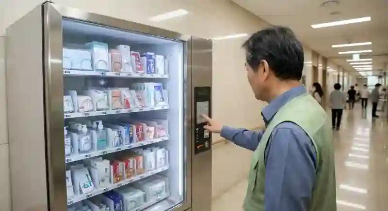 동전만 넣으면 음식이 툭