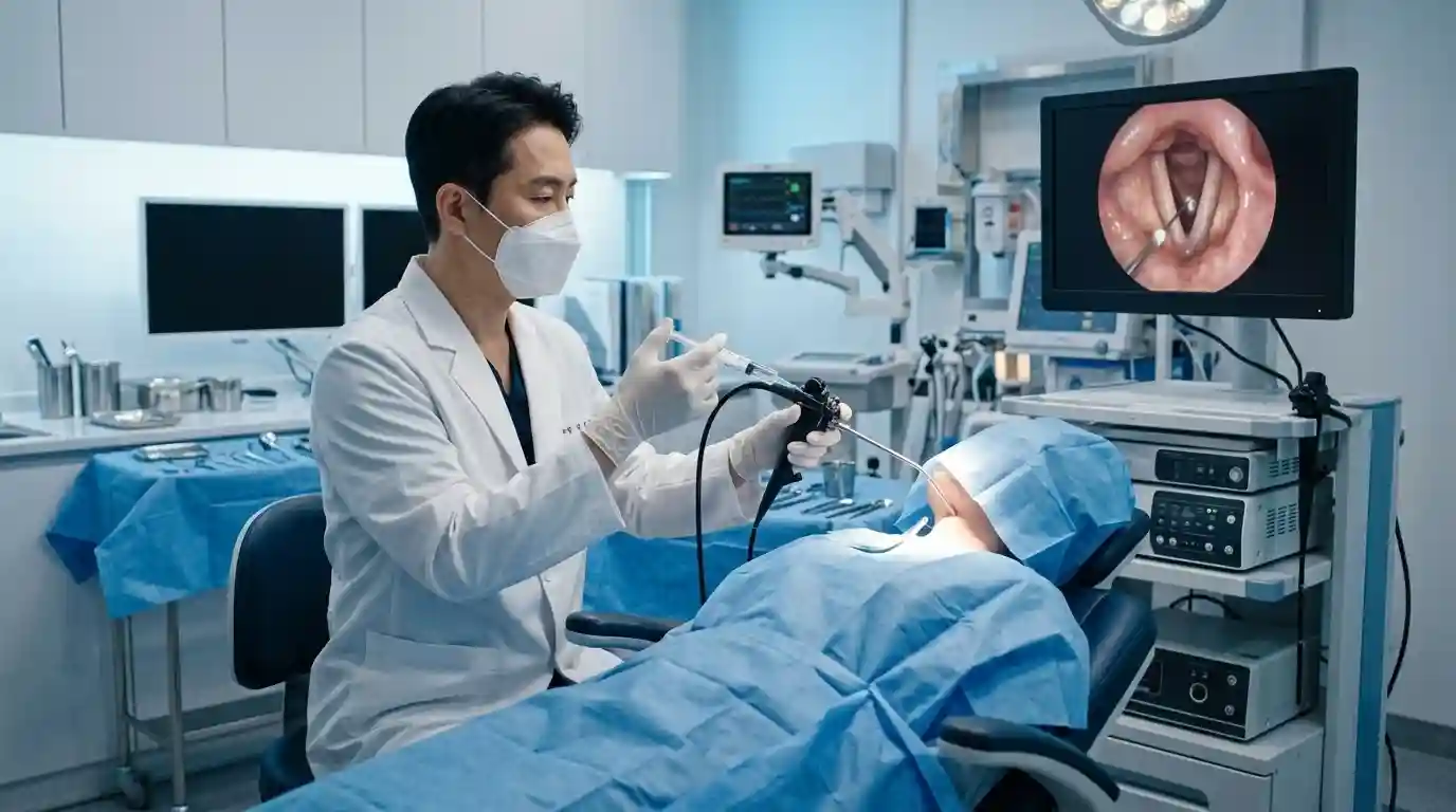 가수들이 떨고 있는 성대구증